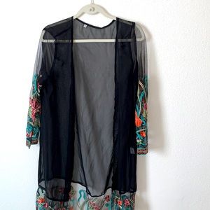 Sheer duster